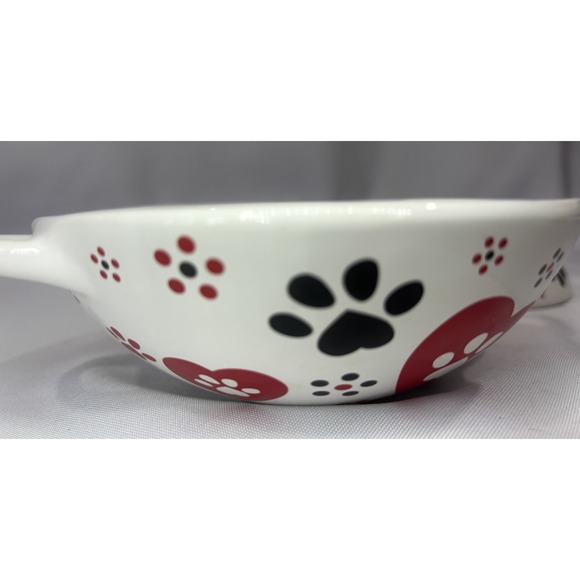 🐾Temp-tations Seasonal Set of 2 Essential Wok Bowls Pawfetti 16 Oz W/ Handles - Picture 6 of 8
